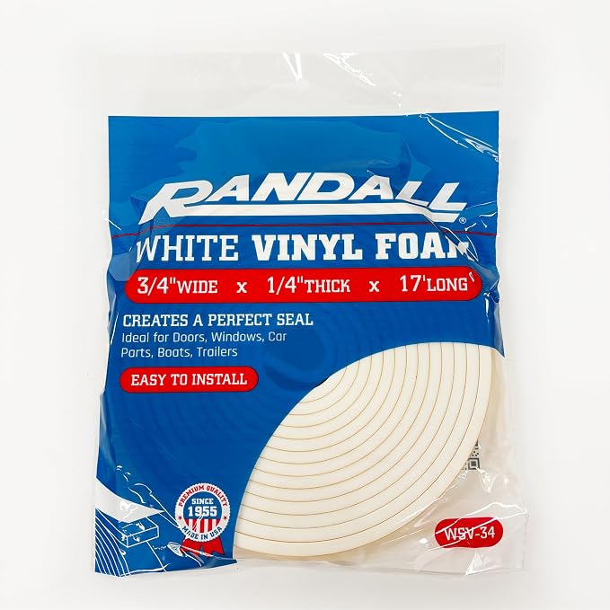 Weather Stripping Foam Tape, 17 Ft Door Seal Strip, EVA Material, High Density - Image 3
