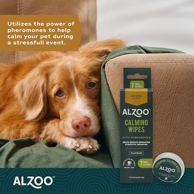 ALZOO Calming Wipes with Pheromones - Image 5