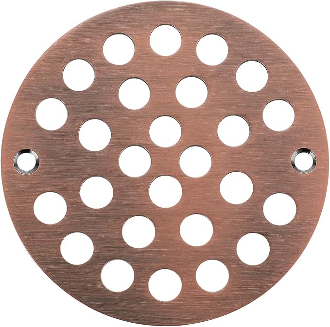 4-Inch Screw-in Shower Strainer Drain Cover Replacement Floor Strainer by vouruna