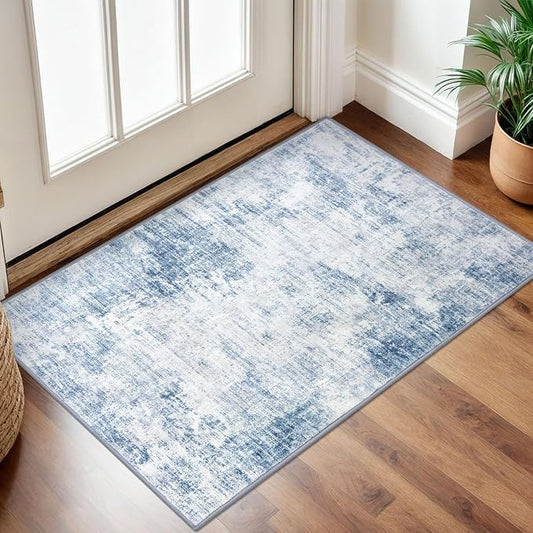 IOHOUZE Small Abstract Area Rug 2x3 Ft Entryway Rugs Washable Door Mat Indoor by iOhouze