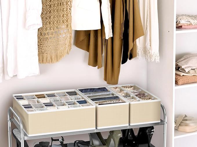 Simple Houseware 4-Pack Drawer Organizer Set - Image 8
