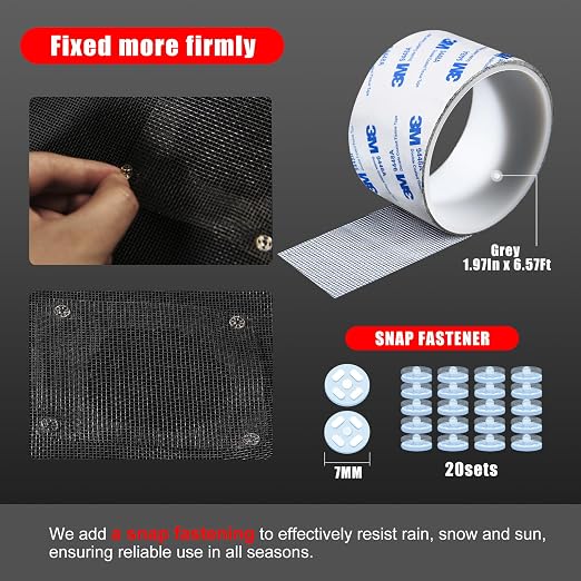 Super Strong Adhesion Screen Repair Tape Replacement Kit, Made of 3M, Screen - Image 3