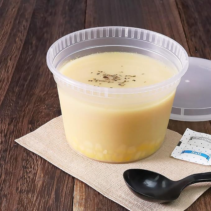 Karat Clear PP Injection Molded Round Deli Containers - Image 2