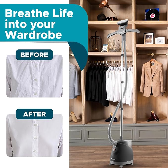 Steam & Go - The Rival Handheld Steamer - Upright Fabric Steamer - Image 7