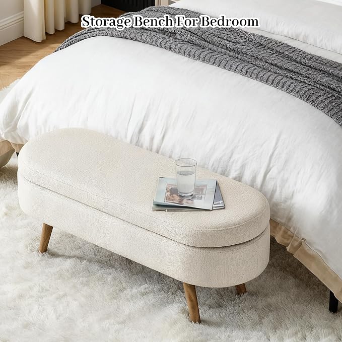 Storage Bench, Upholstered Entryway Benches - Image 3