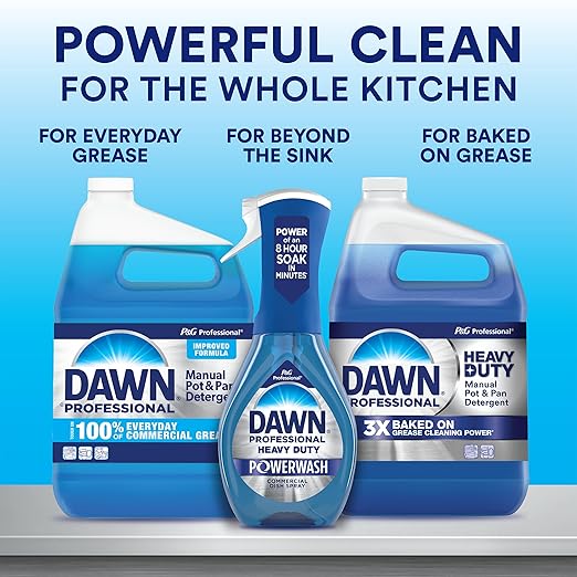 Dawn Professional Manual Pot and Pan Detergent, Dish Soap, Liquid Concentrate - Image 6