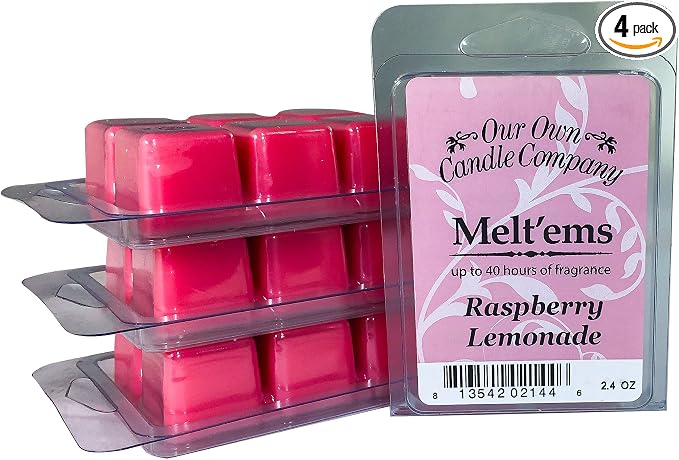 Our Own Candle Company Premium Wax Melt, Raspberry Lemonade, 6 Cubes, 2.4 oz by OurOwnCandleCompanycandles