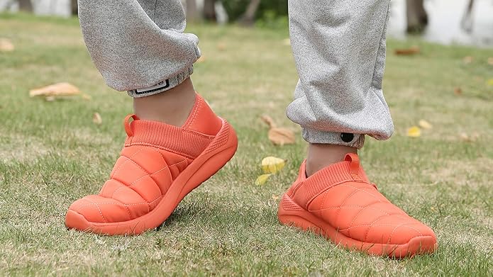 KUBUA Slippers for Men and Womens Indoor House Shoes Plush Slip on Outdoor - Image 6