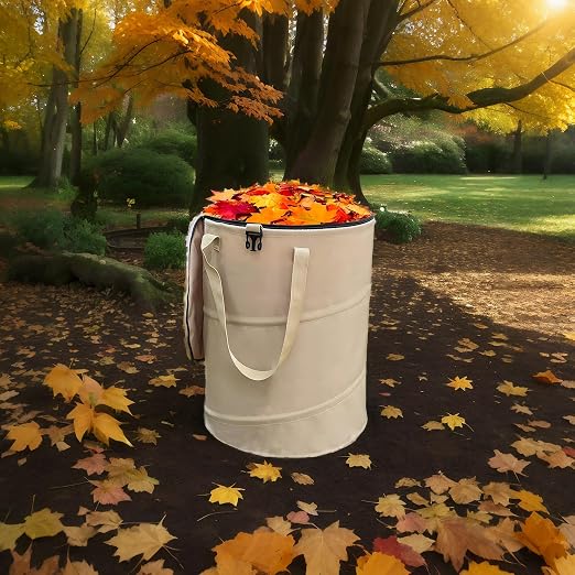 Collapsible Trash Can with Lid, Foldable Camping Trash Can, Outdoor Recycle Bin - Image 6