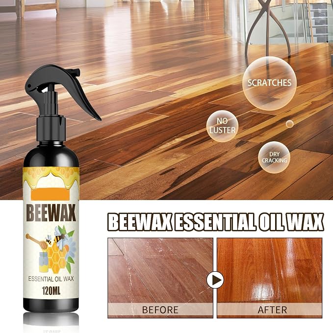Beeswax Spray Cleaner with Sponge & Towel - Image 2