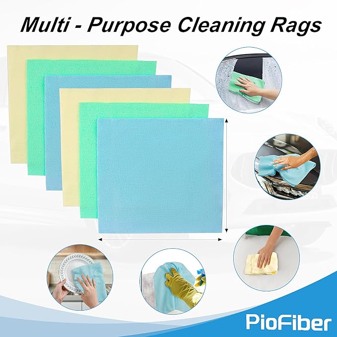 Shop Towels – 150 Pack Edgeless Microfiber Cleaning Cloths, Reusable Lint-Free - Image 2