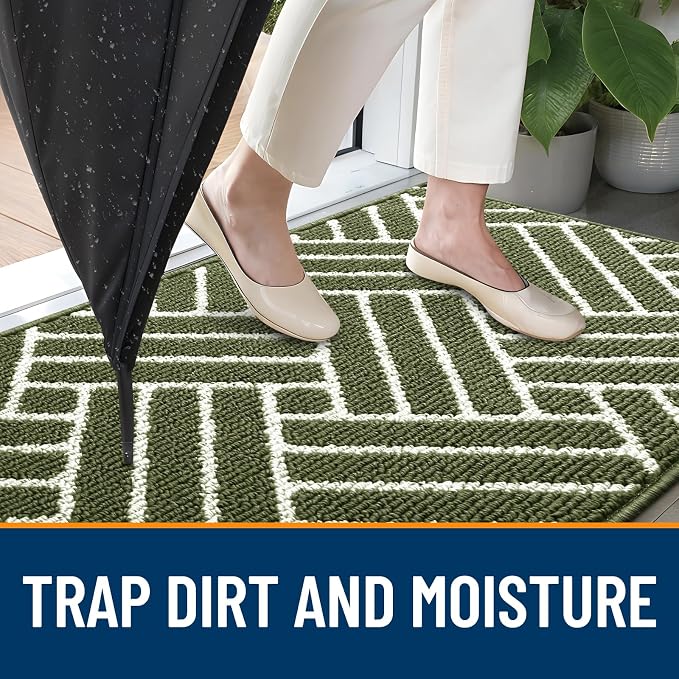 OLANLY Indoor Door Mat, 48x32 Inch, Dirt Resistant and Absorbent, Non-Slip - Image 2