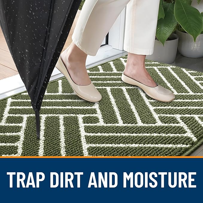OLANLY Indoor Door Mat, 32x20 Inch, Dirt Resistant and Absorbent, Non-Slip - Image 2