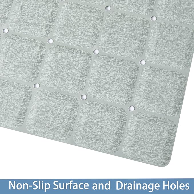 Foldable Silicone Bathtub Mat: Jumbo Size Heavy Duty Safety Bath Mat - Image 3