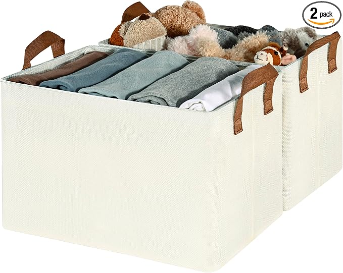 GRANNY SAYS Storage Baskets for Shelves, Closet Organizer Bins, Clothes Storage by GRANNYSAYS