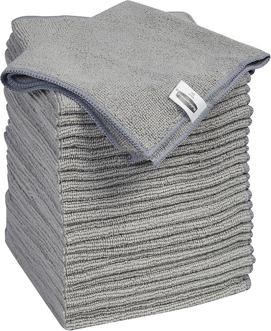 Rubbermaid Microfiber Cloth Towels 24 Pack 14"x14" Non-Scratch Reusable/Washable by Rubbermaid