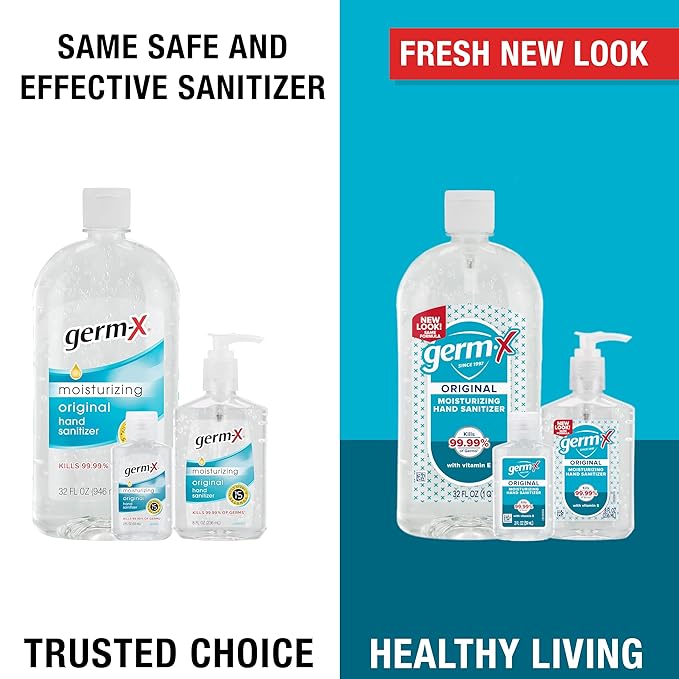 Germ-X Original Hand Sanitizer, Non-Drying Moisturizing Gel - Image 4