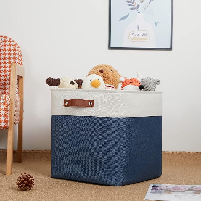 DULLEMELO Storage Baskets for Shelves Closet Storage, Large Home Organization - Image 2