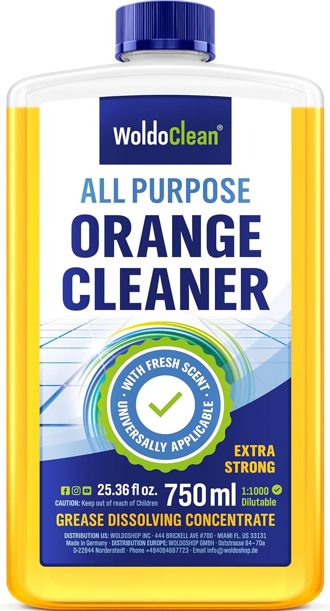 WoldoClean Orange Oil Cleaner Concentrated 25.36 fl oz by WoldoClean