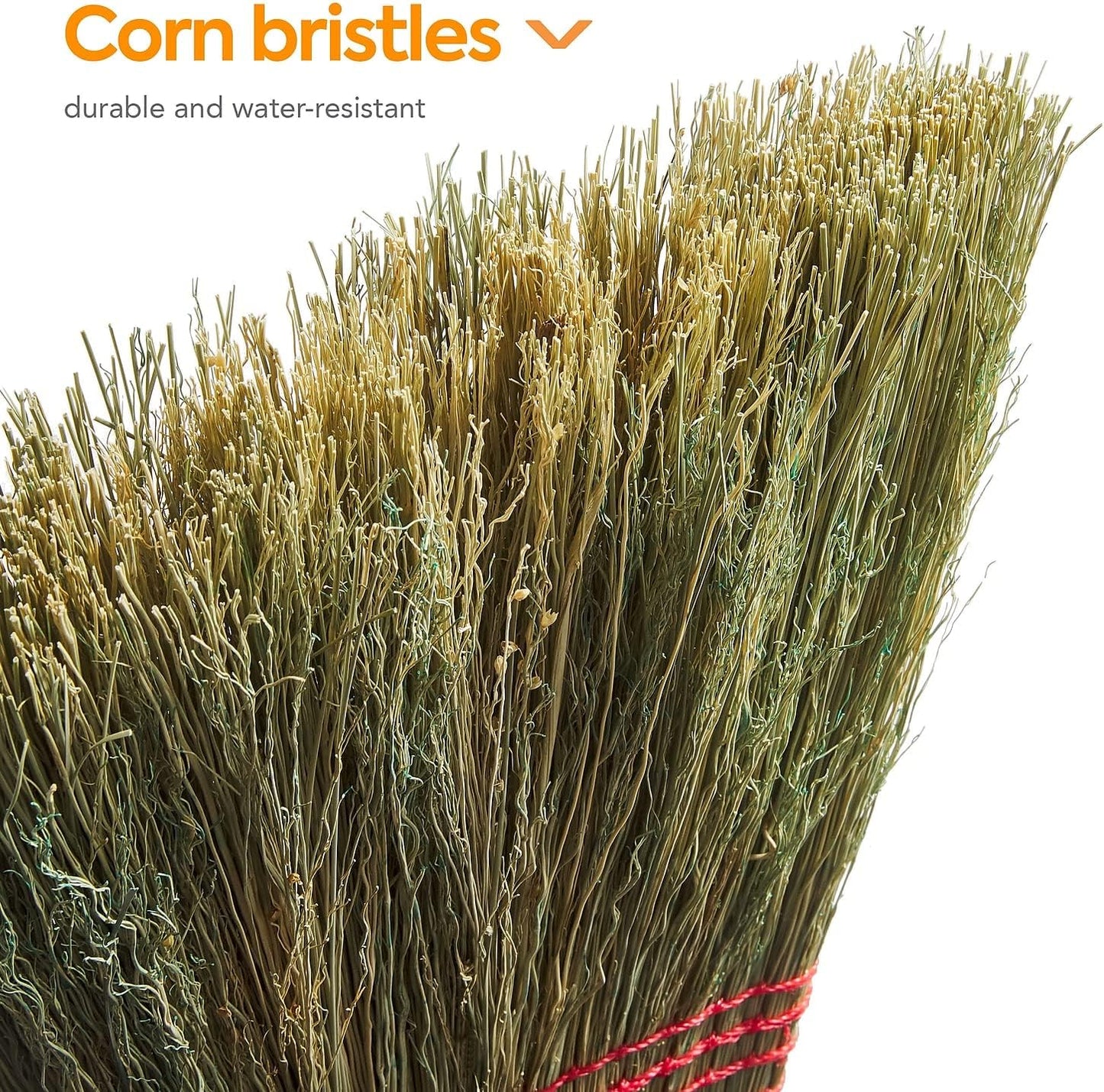 Coastwide Professional 10" Standard Corn Broom, Natural