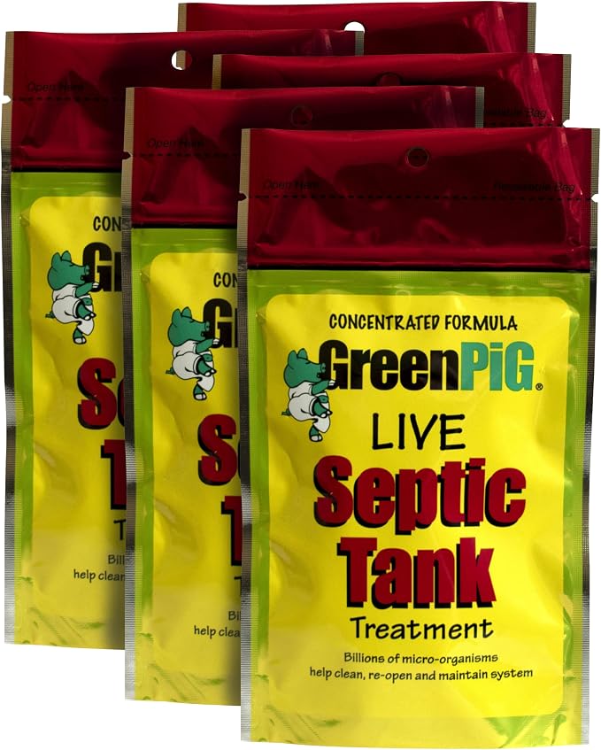 Green Pig 56 Live Septic Tank Treatment 5-Year Supply Ultimate Solution in - Image 2