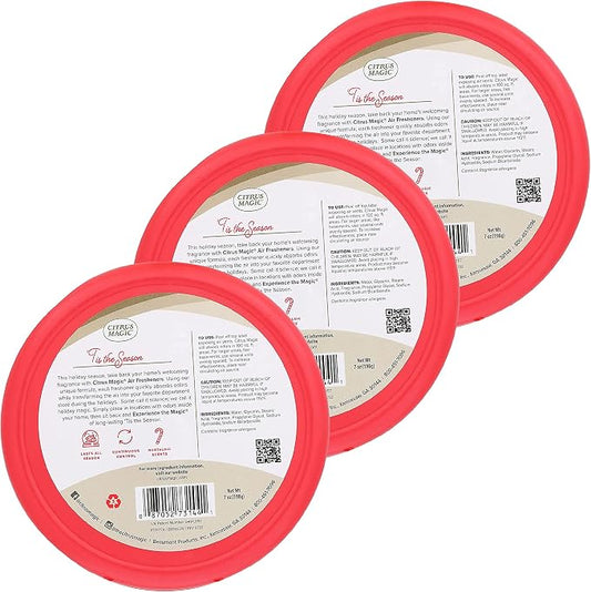 Citrus Magic Holiday Odor Absorbing Solid Air Freshener, 'Tis the Season - Image 2