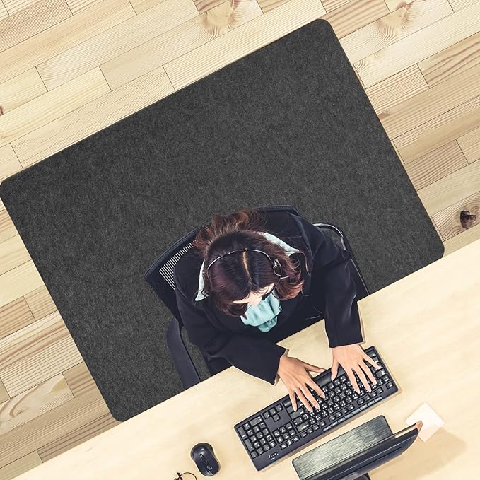 Placoot Office Chair Mat for Hardwood Floor & Tile Floor 55"x35" Desk Chair Mat by PlacootChairMat