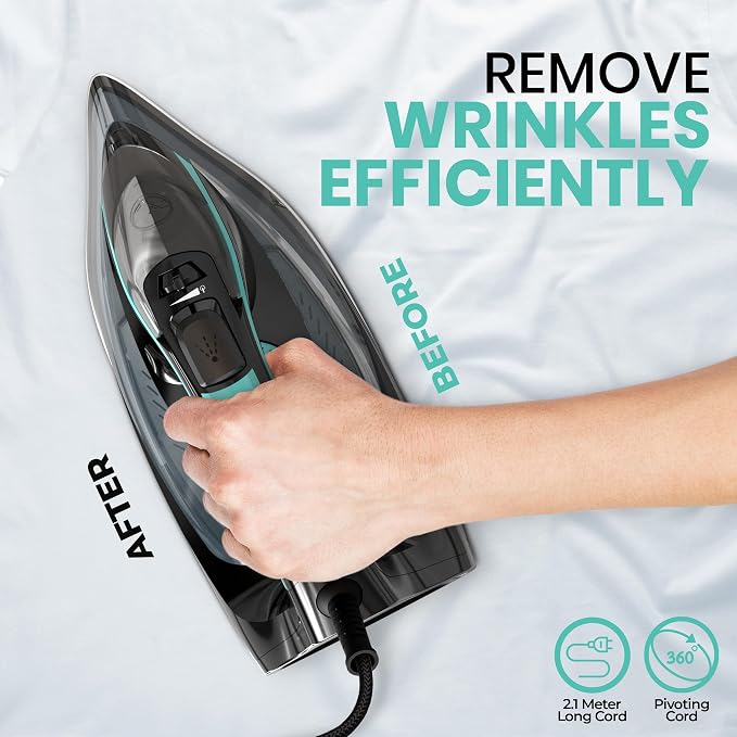 Utopia Home Steam Iron for Clothes - Image 7