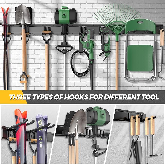 LBT 99" Garage Tool Organizer Wall Mount - Image 7