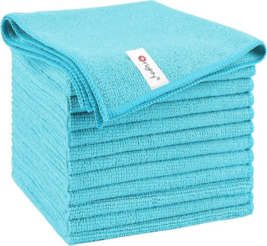 Orighty Microfiber Cleaning Cloth, 12 Pack Microfiber Towels by AllRightinOrighty