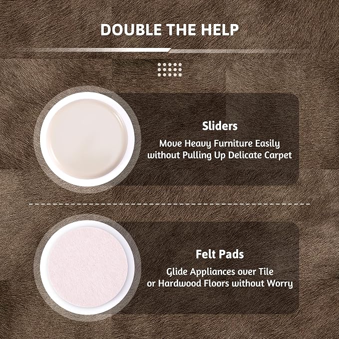 CO-Z Felt Furniture Sliders - Image 4