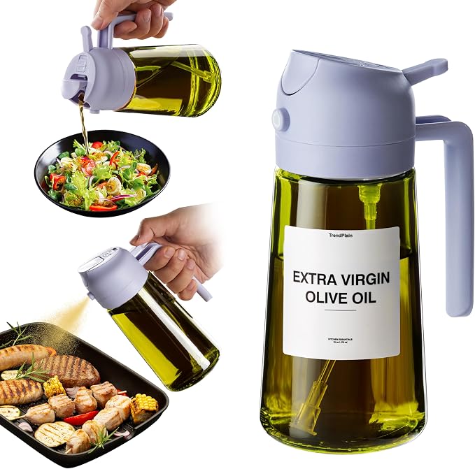 TrendPlain - Original 16oz/470ml Olive Oil Dispenser Bottle by TrendPlain