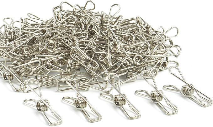 Wire Clothespins Laundry Chip Clips by JDYOOMI