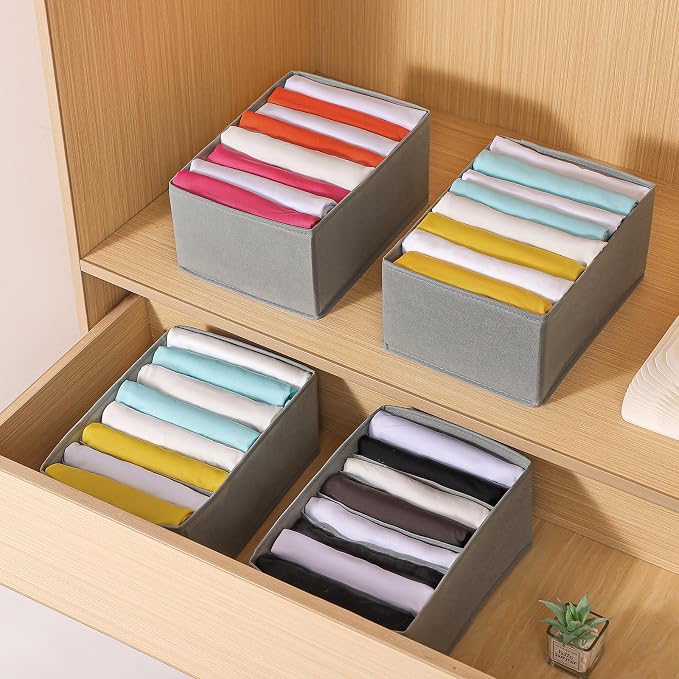 Coorganisers4 Packs T-shirt Drawer Organizers - Image 5