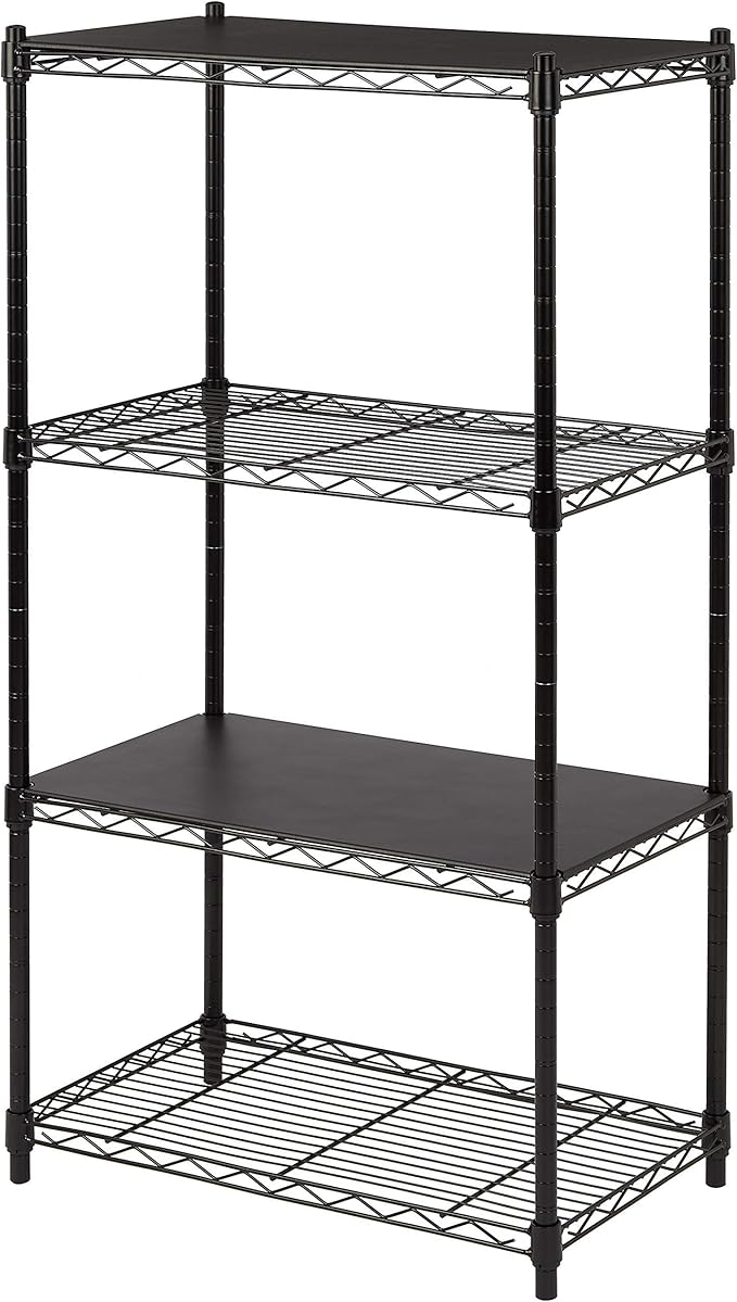 Amazon Basics 2-Shelf Stackable Storage, 13.3" D x 23.2" W x 22.2" H - Image 6