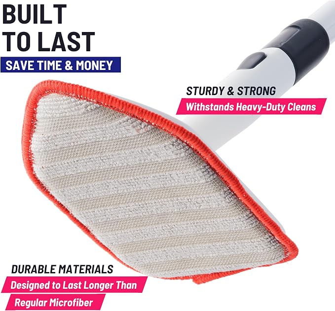Replacement Microfiber Pad for Moku Home Extendable Tub Tile Shower Scrubber - Image 5