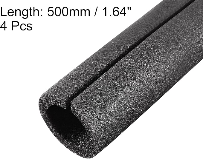 uxcell Foam Tube 1.64 Ft Length 1.37in ID 2.15in OD Hollow Pipe Cover - Image 3