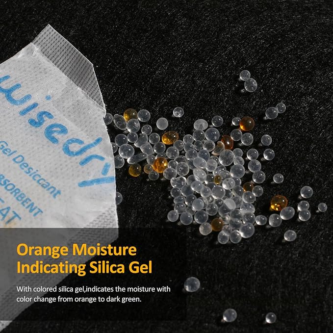 wisedry 10 Gram Silica Gel Desiccant Packets Reusable - Image 9