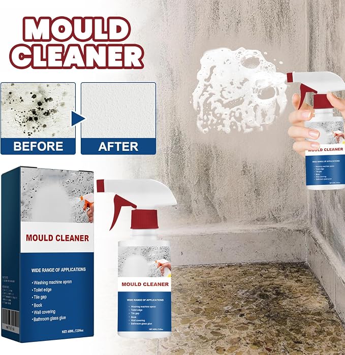 Mould Cleaner Spray Powerful Foam Cleaning Spray | Multi-Surface Fast-Acting - Image 2