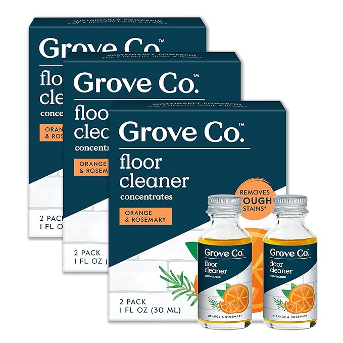 Grove Co. Floor Cleaner Refill Concentrate Plant-based Household Cleaning by GroveCo
