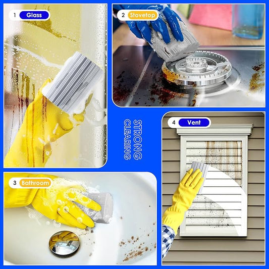 6 Pack Damp Clean Duster Sponge, Reusable Sponge, Duster - Image 2