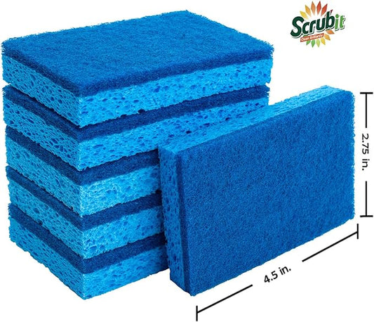 Scrubit Non-Scratch Cleaning Scrub Sponges- Scrubbing Dish Sponge Ideal - Image 2