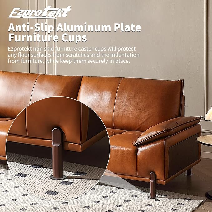 Ezprotekt 4 inch Round Non Slip Furniture Pads - Image 5