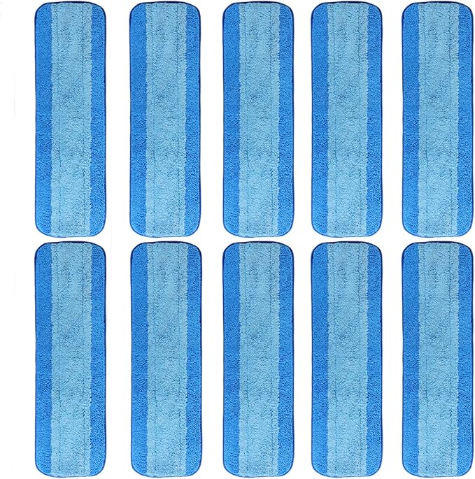 10 Pack Microfiber Cleaning Pads by ZHAYAO