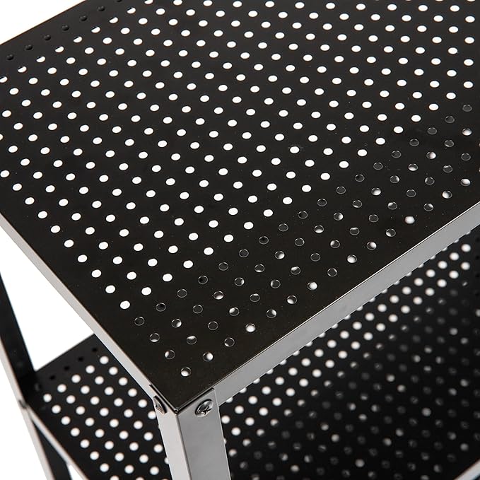 Mind Reader Rolling Cart, Rolling Cart, Microwave Stand, Coffee Cart - Image 4