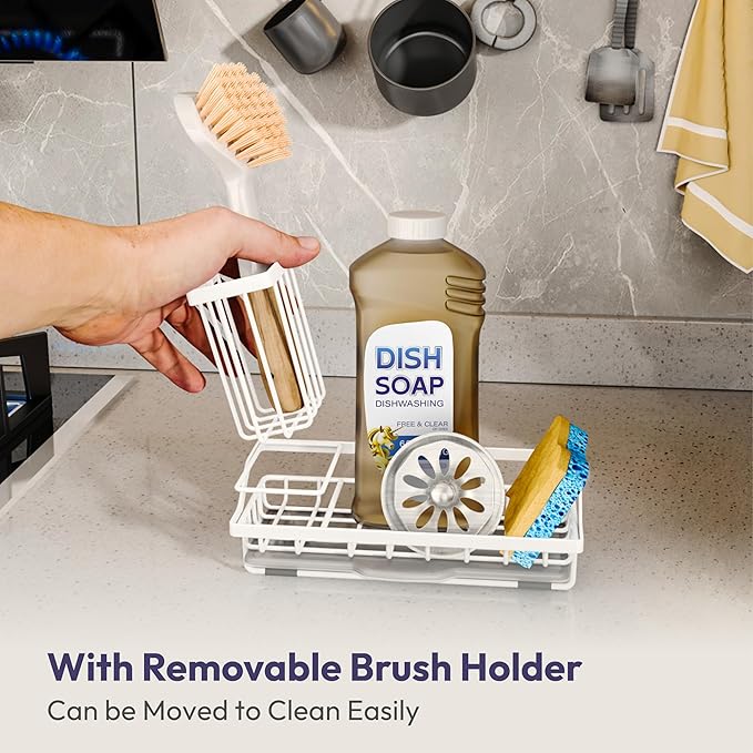 SWTYMIKI Sink Caddy Sponge Holder - Image 4