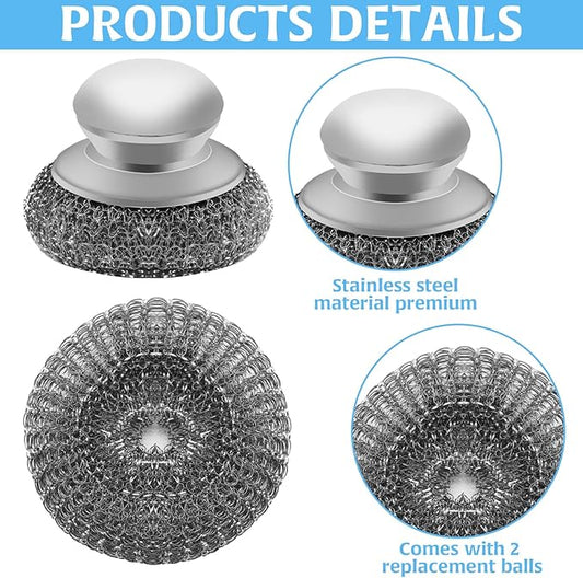 Stainless Steel Wool Scrubber - Image 2
