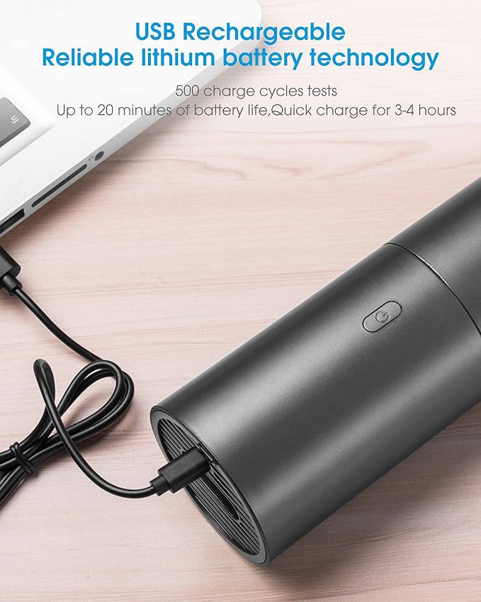 Brigii Mini Vacuum Cleaner, Small Handheld Vacuum Cordless USB Rechargeable - Image 4