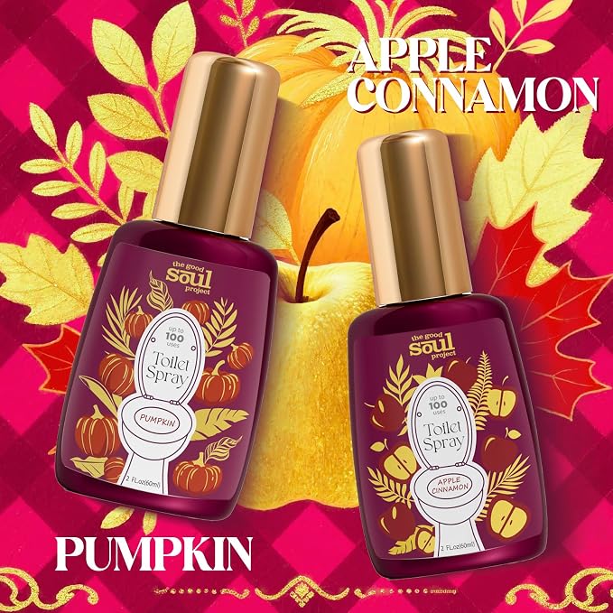 Toilet Spray, Pumpkin Scent, Travel Essentials, 4 Fl.Oz, Bathroom Odor - Image 5