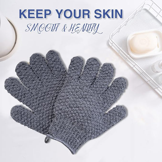 Yiclick Heavy Exfoliating Gloves, Exfoliating Body Scrubber - Image 2